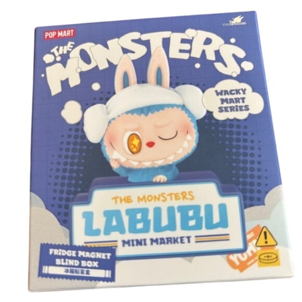 Pop Mart The Monsters Labubu Wacky Mart‎ Series Fridge Magnet SEALED Blind Box